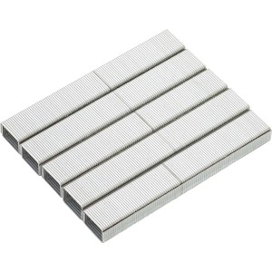 LUX Feindrahtklammern, 11,4 mm x 8 mm, 1200 Stück, für Tacker. Verzinkter Stahldraht.