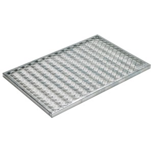 ACO Vario Streckmetallrost, 60x40 cm, für Bodenwannen, verzinkt.