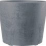 Aschgrauer Deroma Pflanztopf Millenium, Ø 49 cm, aus robustem Kunststoff für Innen- und Außen.