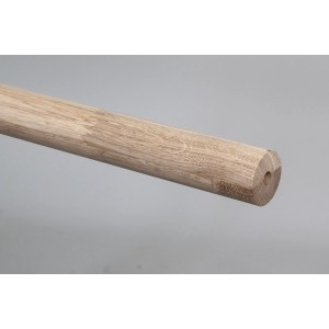 Handlauf Eiche Massivholz Ø 40 mm - Länge 1.500 mm für Innen & Außen