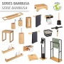 WENKO Bad-Serie Bambusa: Badhocker, Accessoires und Möbel aus Bambus für ein natürliches Badambiente.