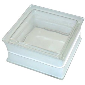 Betonglas Vollsicht 19 cm x 19 cm x 10 cm