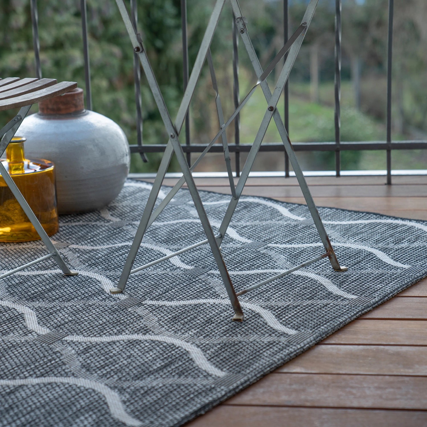 Obsession Teppich Indoor und Outdoor Nordic 871 Grey kaufen bei OBI