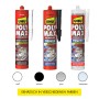 UHU Poly Max Montagekleber Power in Grau, Weiß, Schwarz und Transparent. Baukleber Kartuschen.