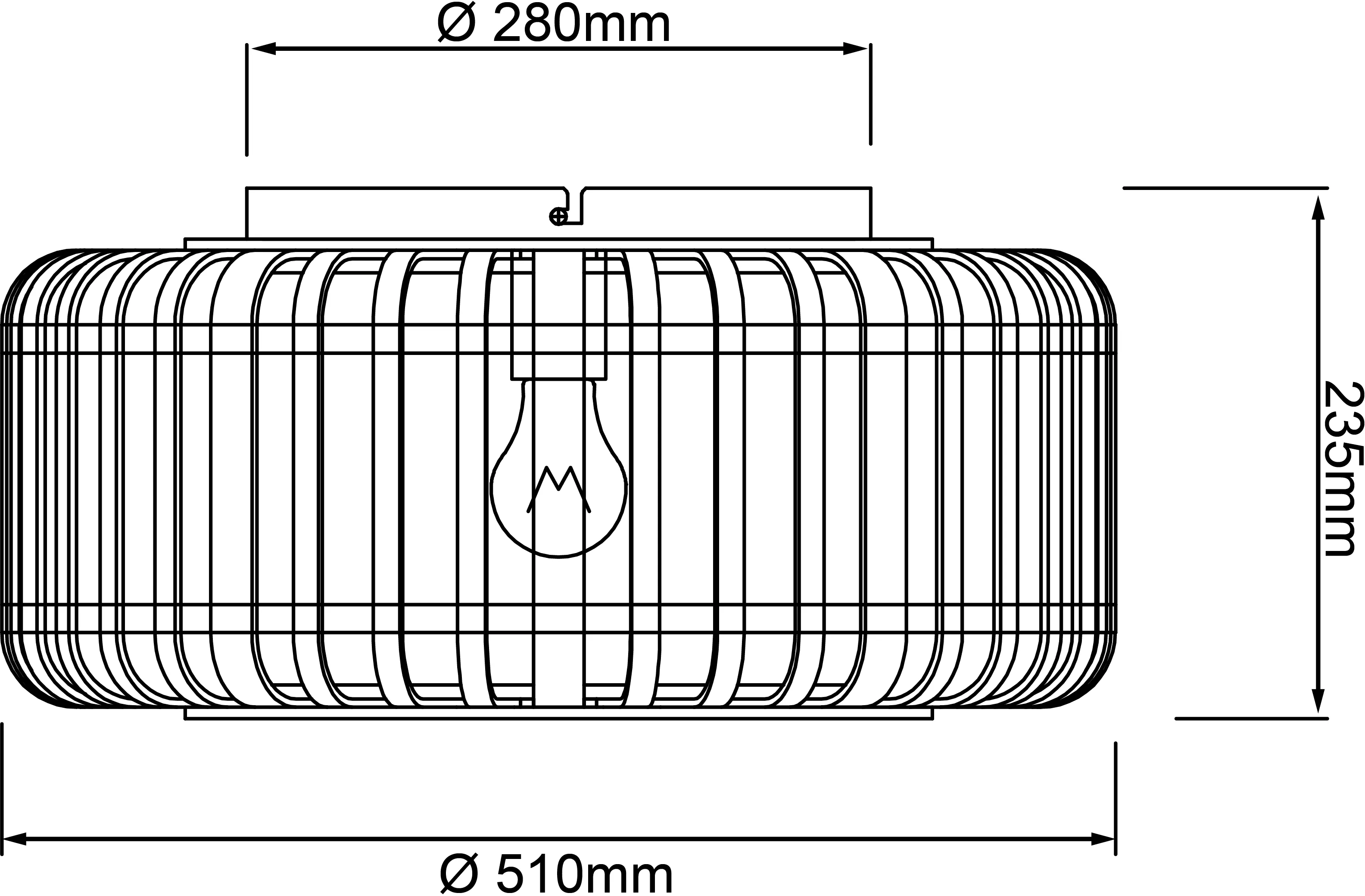 Greenice Deckenleuchte LED 20W, 2000 Lumen, IP54, 6000K Kaltweiß – Für Außen & Innen