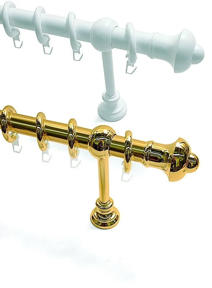 Gardinenstange Buchenholz 50-150cm - Massivholz Mit Einzelhalterung, Verstellbar