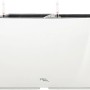 Pflanzwerk® Pflanzkübel Tub, 32x56x28 cm, Shiny Weiß, mit Wasserstandsanzeige für Innen- und Außenbereich.