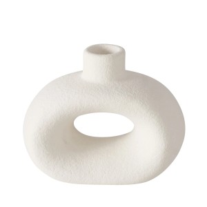 Moderner Boltze Home Kerzenleuchter Rody, Steingut, mehrfarbig, ca. 10x6x12cm.