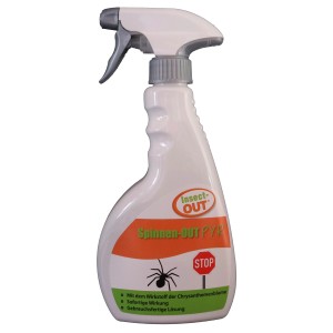Insect-Out Spinnen-Out PYR 500ml Pumpspray zur biologischen Schädlingsbekämpfung.