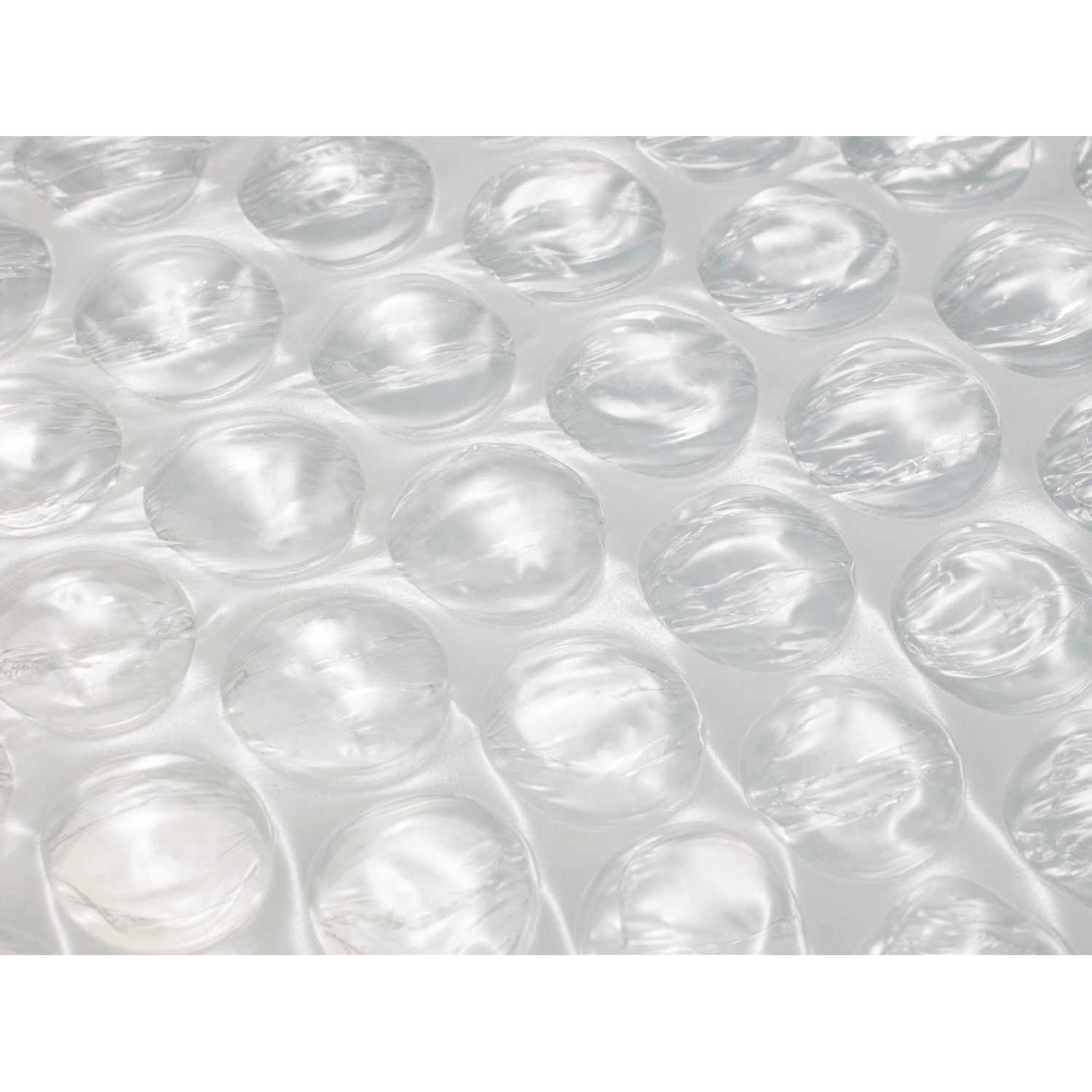 Transparente Luftpolsterfolie (1 m x 5 m) für Polster- und Frostschutz.