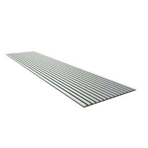 Wandpaneel Full Color 2.600 mm x 600 mm x 17 mm Silber