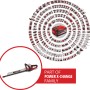 Einhell Akku-Heckenschere GE-CH 18/60 Li-Solo, Teil der Power X-Change Familie.