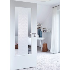 d-c-fix Static Windows Stripes Ava auf Glastür, Sichtschutzfolie mit Schimmereffekt.