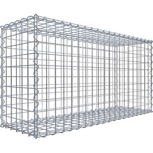 Gabiona Gabionenkorb 50 cm x 100 cm x 30 cm Maschenw 5 cm x 5 cm