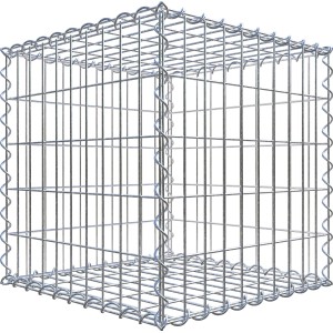 Gabiona Gabionenkorb 50 cm x 50 cm x 50 cm Maschenw 5 cm x 10 cm