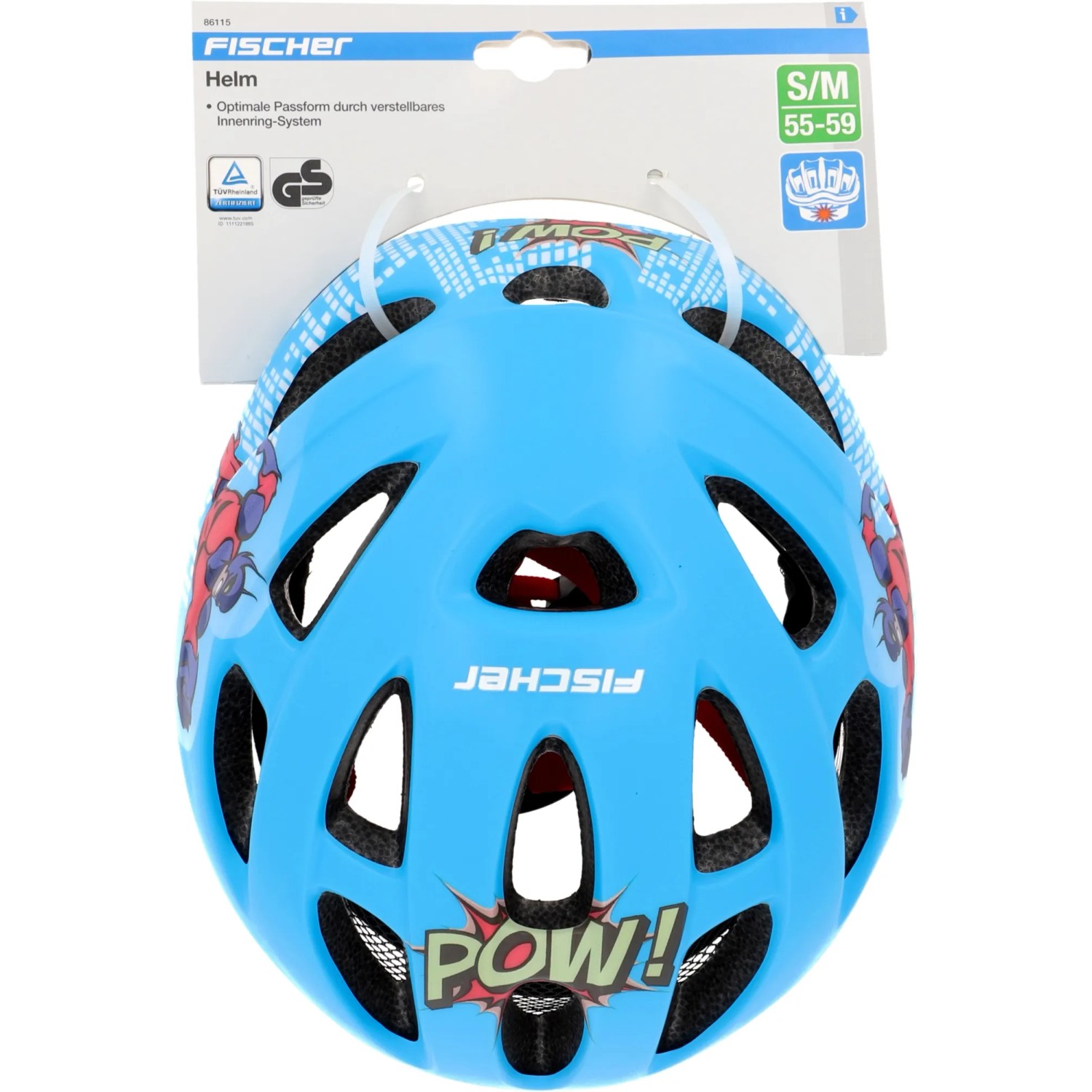 Fischer Kinderfahrradhelm Comic Gr. S/M Blau kaufen bei OBI
