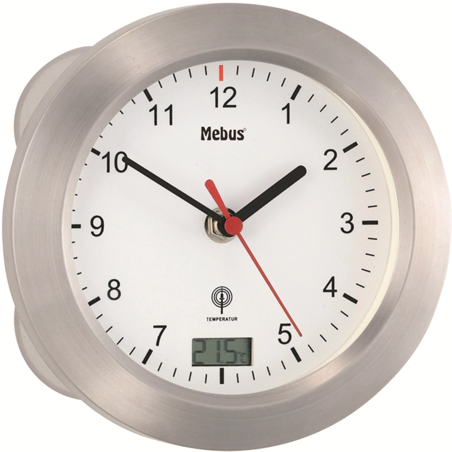 Funk-Badezimmer-Uhr Alu kaufen bei OBI