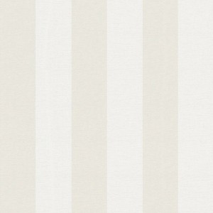 AS-Creation Vliestapete Streifen Vorgeleimt 10,05 m x 0,53 m Beige-Weiß FSC®