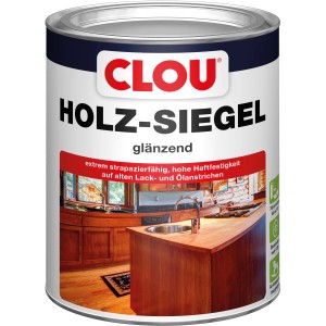 Dose Clou Holz-Siegel EL Transparent glänzend 750ml für Treppen & Parkett.