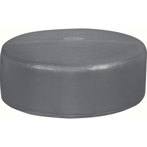 Bestway LAY-Z-SPA Thermoabdeckung, grau, für runde Whirlpools bis Ø 180 cm. Wärmespeichernd und wasserabweisend.