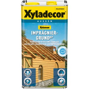 Xyladecor Xylamon Imprägniergrund 5L Dose für Holzschutz im Außenbereich.