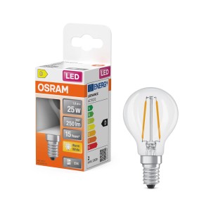 Osram LED-Leuchtmittel E14 Tropfenform 1,8 W 250 lm Klar 8,4 cm x 4,5 cm