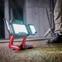 Einhell Akku-Lampe TP-CL 18/3000 Li-Solo, Akkugerät mit 3 Leuchtpaneelen und Tragegriff.