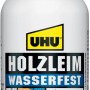 Uhu Holzleim wasserfest D3, 250g Flasche. Weißleim für Holz und Holzwerkstoffe.