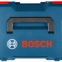 Blaue Bosch Professional L-Boxx 102 Werkzeugkiste des MobilitySystem mit schwarzem Tragegriff.