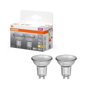 Osram LED-Leuchtmittel GU10 Reflektor PAR16 Warmweiß 3,7 W 350 lm 2er-Pack