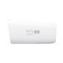 Eufy eufyCam S330 Überwachungskamera, weiße 4K Kamera für die Videoüberwachung.