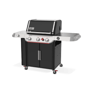 Weber Genesis EP-335W GBS Gasgrill, schwarz, mit Sear Zone und Seitenkocher.