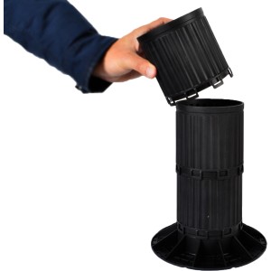 Adapter 50 mm für Stellfüße Pro zur Erhöhung von Terrassendielen-Unterkonstruktionen.