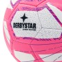 Derbystar Fußball Heimspiel Street Soccer, Größe 5, in Weiß und Pink, Detailansicht.