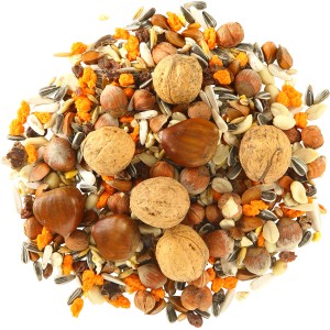 Fidelio Eichhörnchenfutter, 500g: Futtermischung mit Nüssen, Saaten und Getreide für die artgerechte Fütterung.