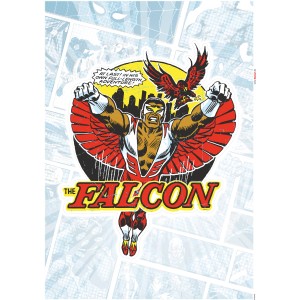 Komar Deko-Sticker Falcon Classic: Comic-Motiv mit dem Superhelden Falcon und einem Falken.