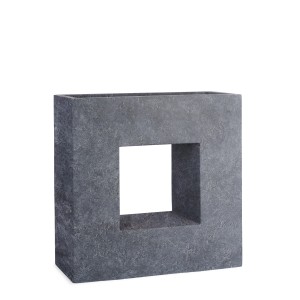 Pflanzwerk Pflanzkübel Vista Premium Frostbeständig Lava 66 cm Anthrazit