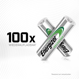 Energizer Akku Extreme AA, 2er Pack, wiederaufladbare Mignon Batterien.