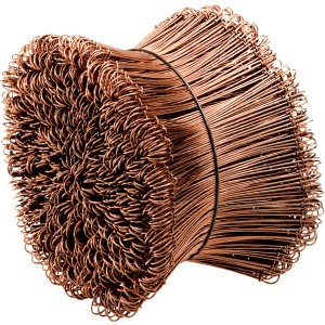 Bindedraht 160 mm Eisen Verkupfert Geglüht 1000 Stück