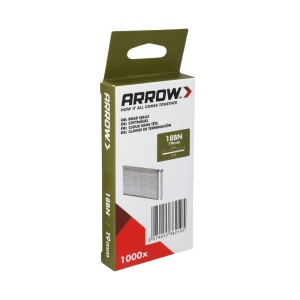 Arrow Tackernägel 18BN, 19 mm, 1000 Stück, in grüner Verpackung. Zubehör für Tacker.