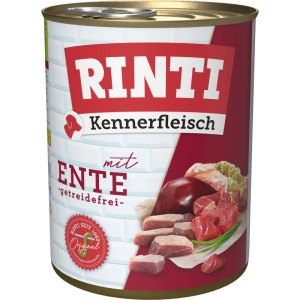 Rinti Hunde-Nassfutter Kennerfleisch Ente 800 g
