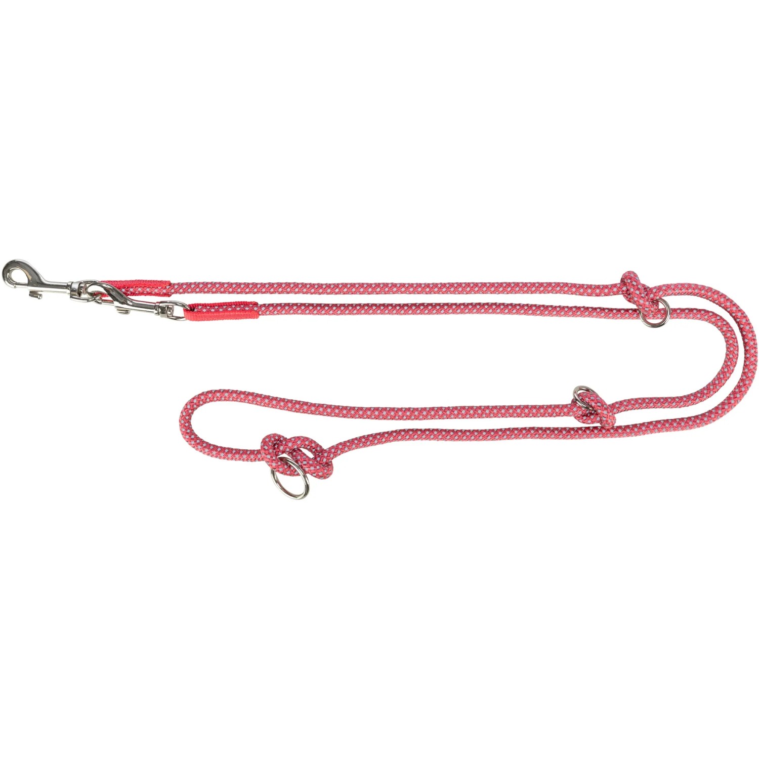 Jollypaw Hundeleine V-Leine geflochten reflektierend 200 cm x  11 mm Lachs  kaufen bei OBI