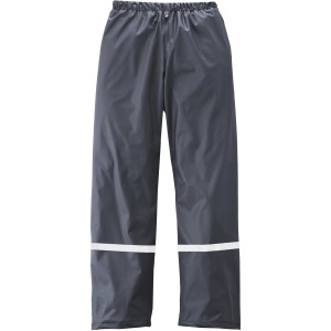 Blaue Scheibler PU-Regenhose mit Reflexstreifen für Arbeitskleidung.