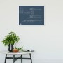 Komar Wandbild Star Wars Y-Wing, 50x40 cm, technische Zeichnung in Blau.