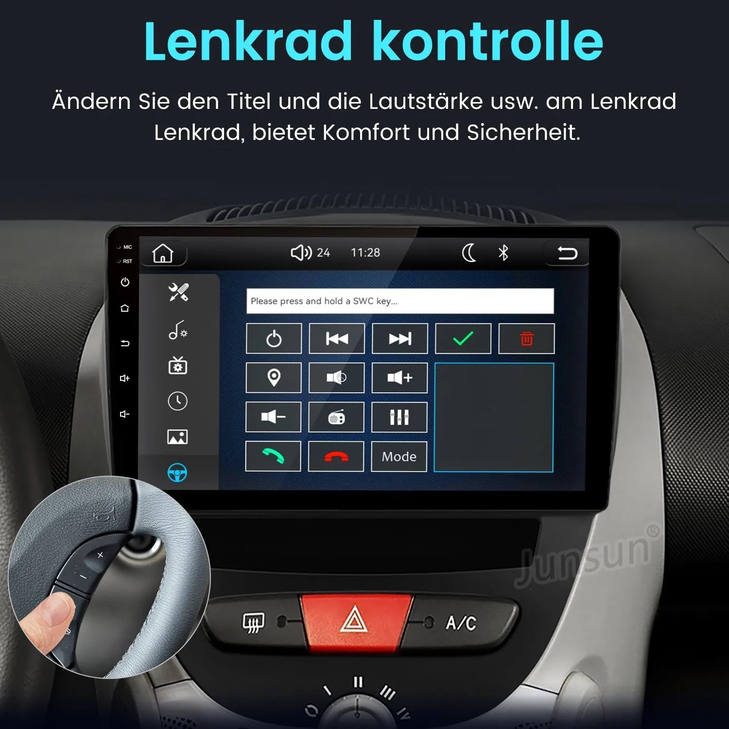 Junsun Autoradio Für Peugeot 107 2005-2014 Citroen C1 2005-2014 Linux_5