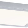 Eckiges Paulmann LED-Panel Abia, 300x300 mm, Chrom matt, für Deckenmontage.