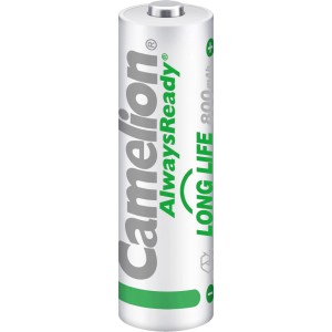 Solar Akku AA, 800 mAh, 2er-Pack, ideal für Solarleuchten und andere Geräte.