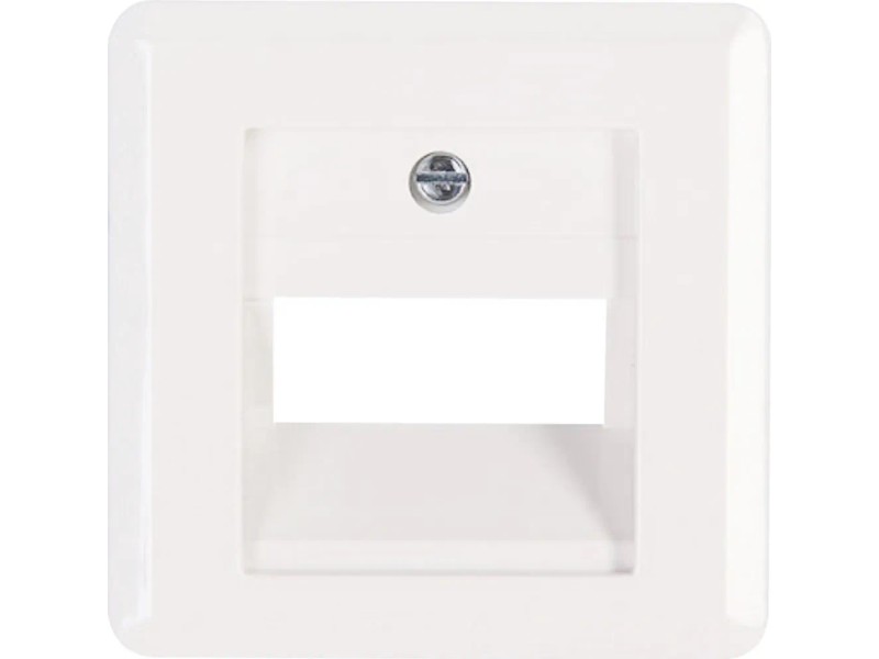 Kopp UAE-Abdeckung Venedig Reinweiß - Schalterabdeckung Für UAE-Dose