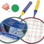 Happy People Kinder-Federball-Spiel: Bunte Schläger, Federball und Lochball für Spiel & Spaß.