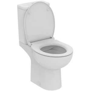 Ideal Standard WC-Paket, Stand-WC mit Spülkasten, spülrandlos, Weiß.